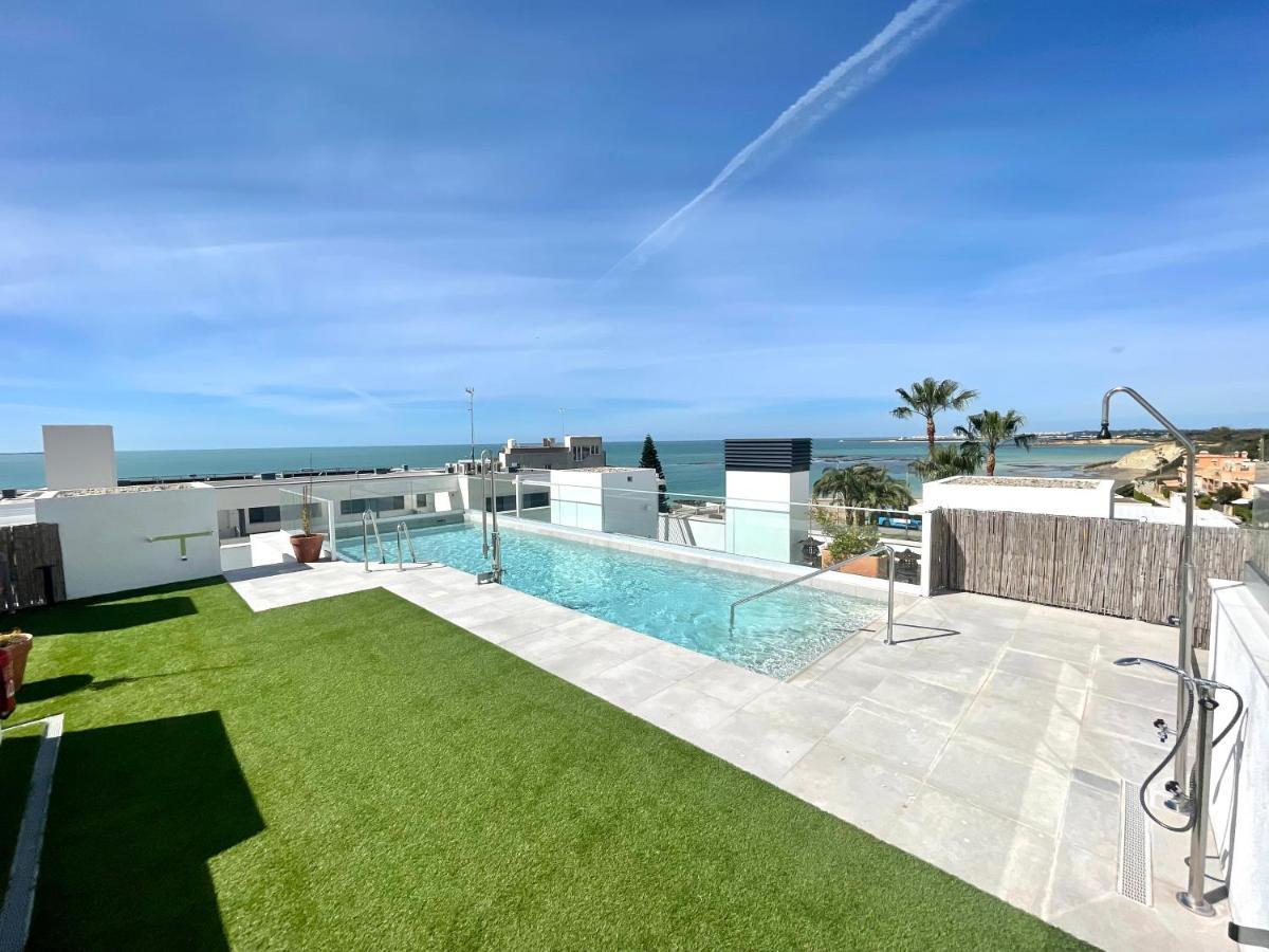 אל פוארטו דה סנטה מריה Gatu Premium Sandia Beach Lujo Junto Al Mar, Parking Y Piscina Comun," Preferente Mayores De 25 Anos Y Familias " מראה חיצוני תמונה